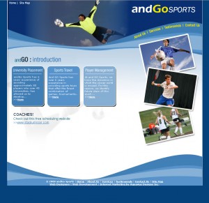 AndGo Sports - Other Services Website Design