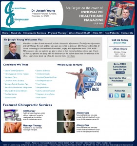 Cornerstone Chiropractic and Rehabilitation - Healthcare Website Design