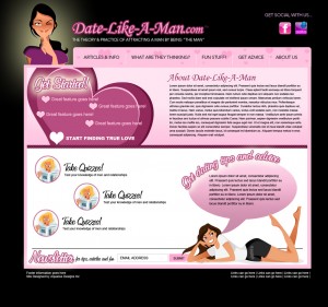 Date Like a Man - Other Services Website Design
