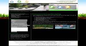 jersey landscaping website design