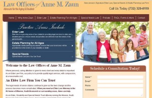 law offices anne m zaun website design