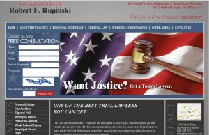 law offices robert f rupinski website design