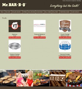 Mr Bar B Q - Retail Website Design