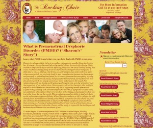 The Rocking Chair - Womens Wellness Center - Healthcare Website Design