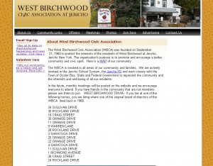 West Birchwood Civic Association - Non-Profit Website Design